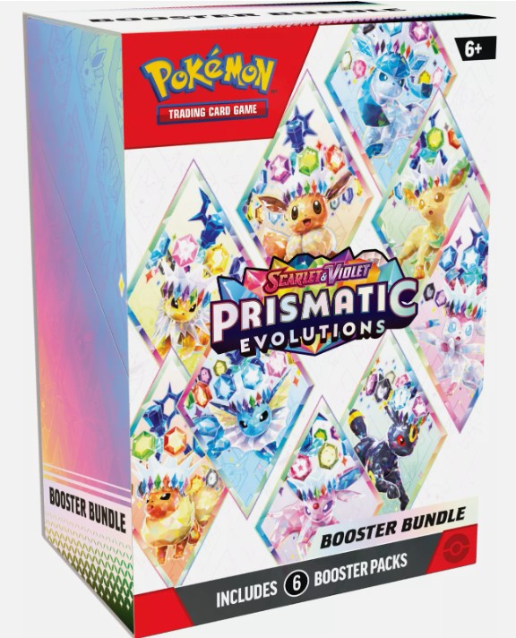 Pack de boosters Prismatic Evolutions « Scarlet&amp;Violet » : sortie le 07/03/2025