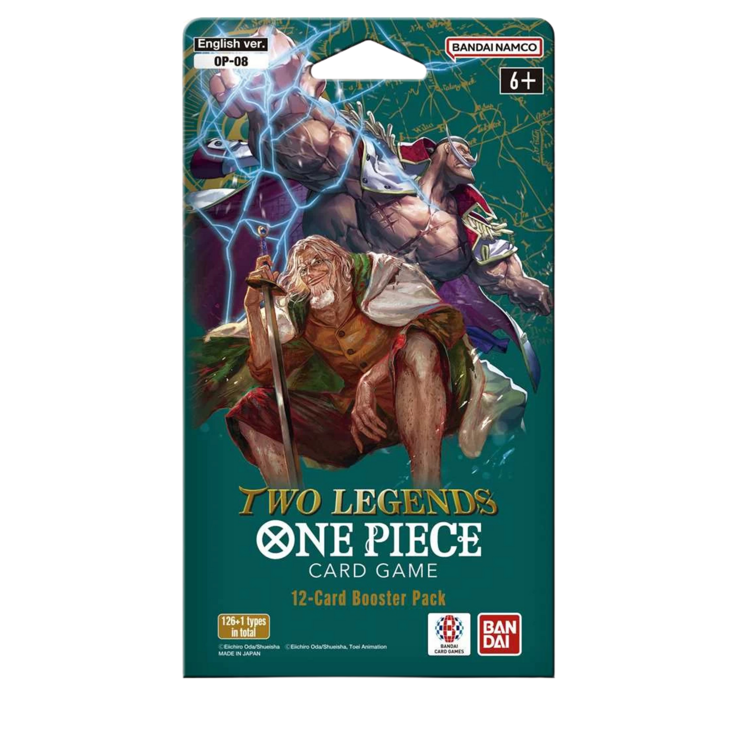 OP08 Two Legends Sleeved Booster packs