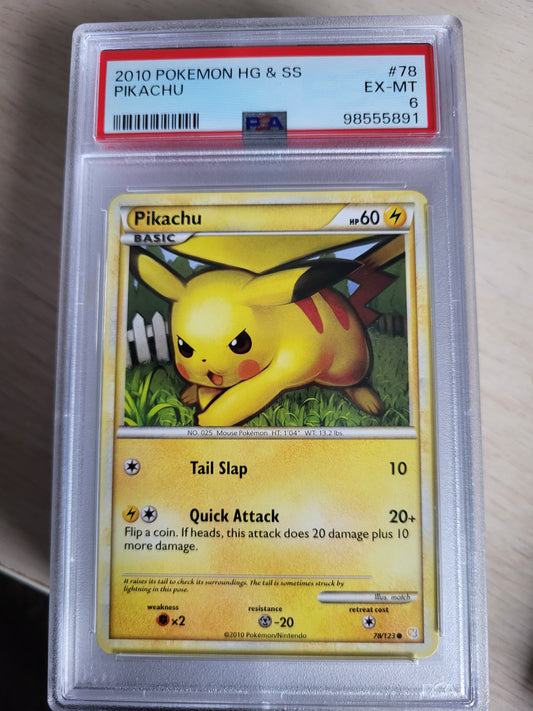 Pikachu PSA 6